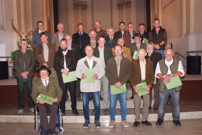 Für bis zu 65 Jahre Treue wurden zahlreiche Mitglieder ausgezeichnet